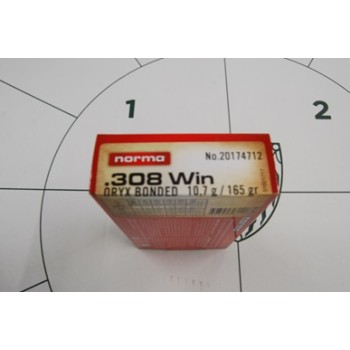 .308 Norma 165gr Soft Point - Box of 20 .308 Norma 165gr Soft Point - Box of 20